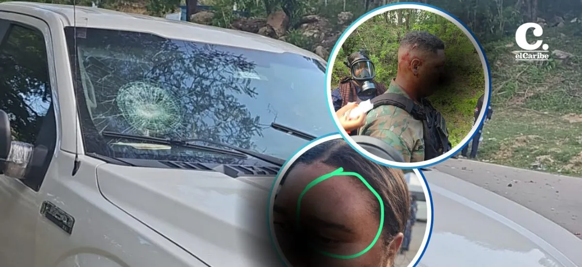 Tres policías y un capitán del Ejército resultan heridos tras agresión a pedradas en protesta en San Juan de la Maguana