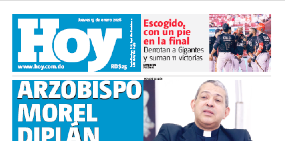 Edición impresa, jueves 15 de enero de 2026