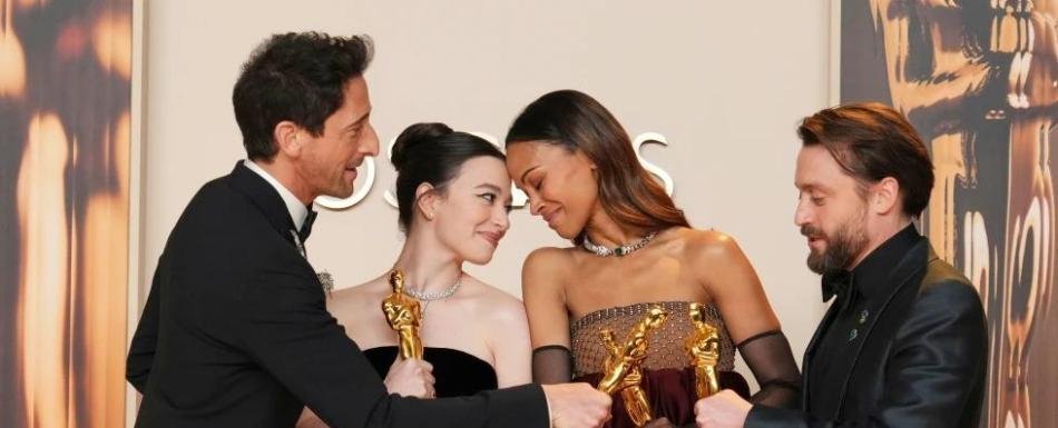Los Oscar traerán de regreso a los ganadores de actuación del año pasado: Zoe Saldaña, Culkin, Madison y Brody