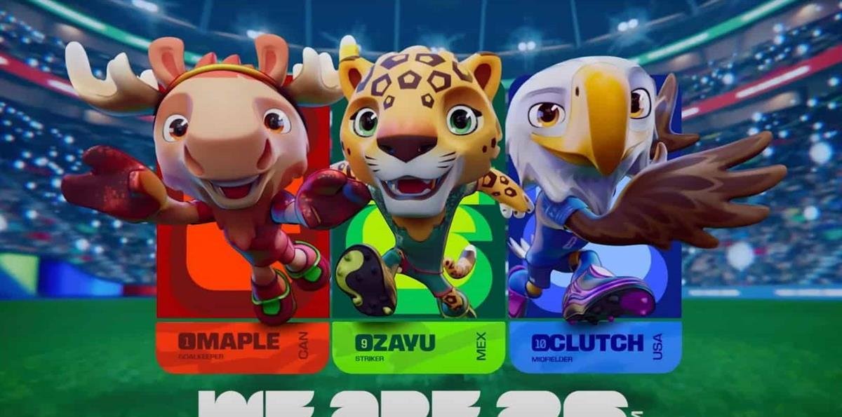 Conozca las mascotas del Mundial Estados Unidos, México, Canadá 2026