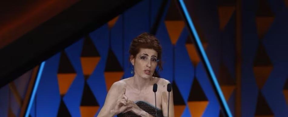 Miriam Garlo, primera actriz sorda en ganar un Premio Goya