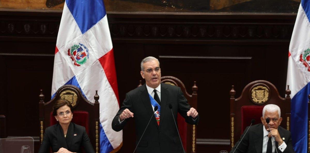 Desde puerto espacial hasta Senasa: Lea el discurso íntegro de Luis Abinader en su sexta rendición de cuentas