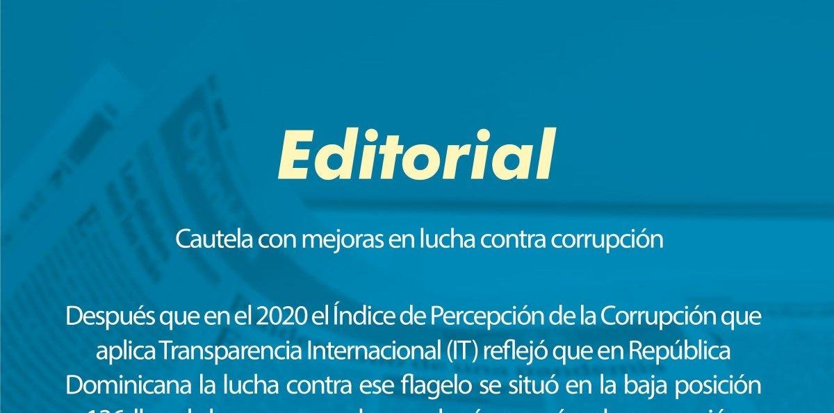 Cautela con mejoras en lucha contra corrupción