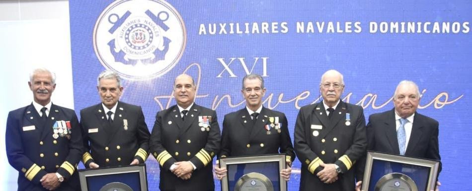 Auxiliares Navales Dominicanos celebran su XVI aniversario