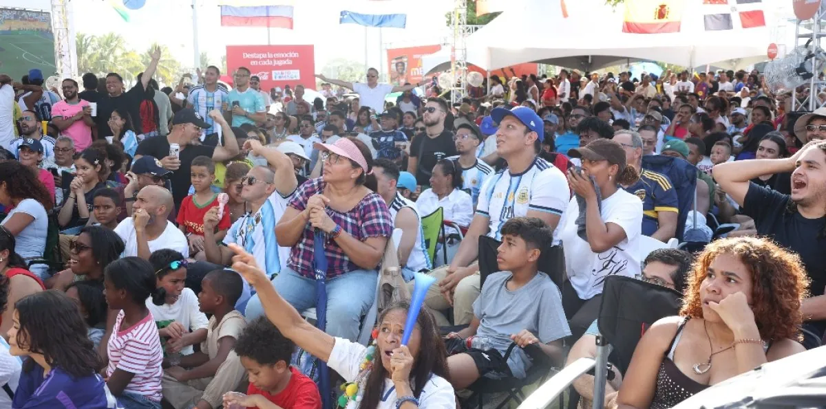 Fanáticos de RD vivieron emoción del Mundial