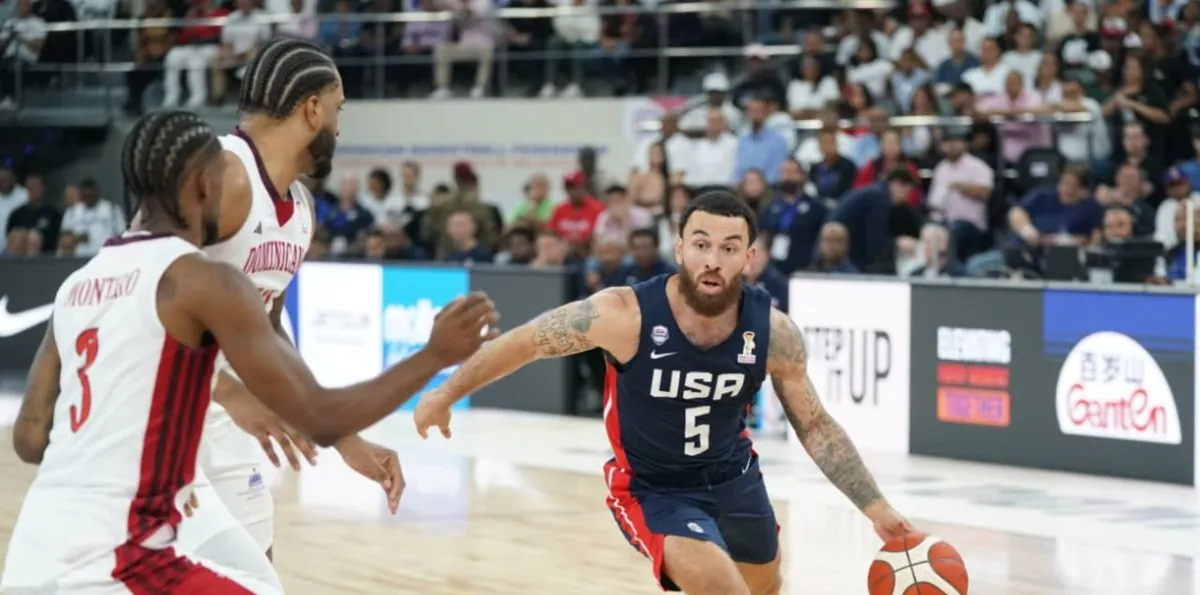 ¡Venganza! USA venció 82-81 a RD en la arena