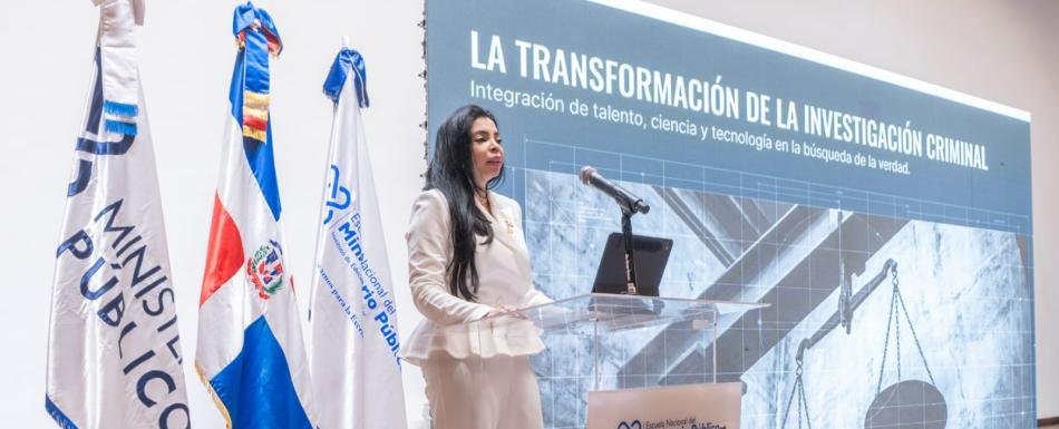 Yeni Berenice Reynoso anuncia "proceso histórico" con la tecnificación de investigación criminal en RD